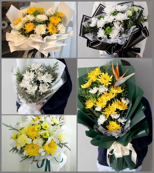广东揭阳市普宁市占陇镇北门村白事花束代送